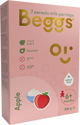 Beggs Mléčná 7zrnná kaše jablečná 200 g