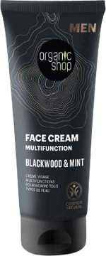 Organic Shop Multifunkční krém na obličej Blackwood a máta 75 ml