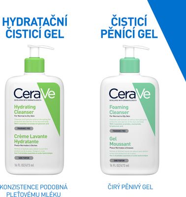 CeraVe Hydratační čisticí emulze 473 ml