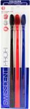 Swissdent Colours Trio Soft - Medium / black&black, light red&red, black&red