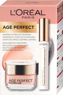 L'Oréal Paris Age Perfect - Golden Age sada - objemová řasenka + oční krém 22.4 ml