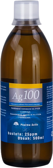Pharma Activ Koloidní stříbro Ag100 25ppm 500 ml