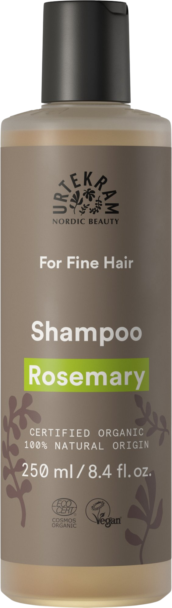 Urtekram Rozmarýnový šampon pro jemné vlasy bio 250 ml