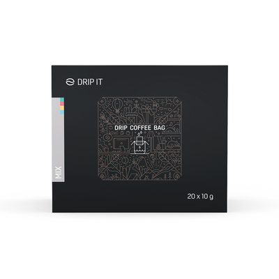 Drip it Káva ve filtru Mix 4 druhů 20 x 10 g