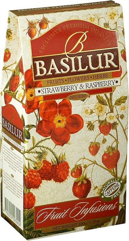 Basilur Fruit Strawberry & Raspberry 100 g