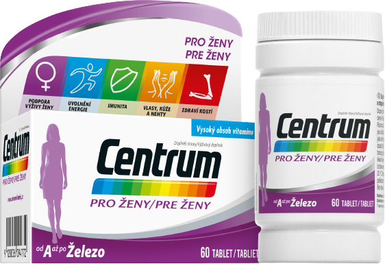 Centrum Multivitamín pro ženy 60 tablet