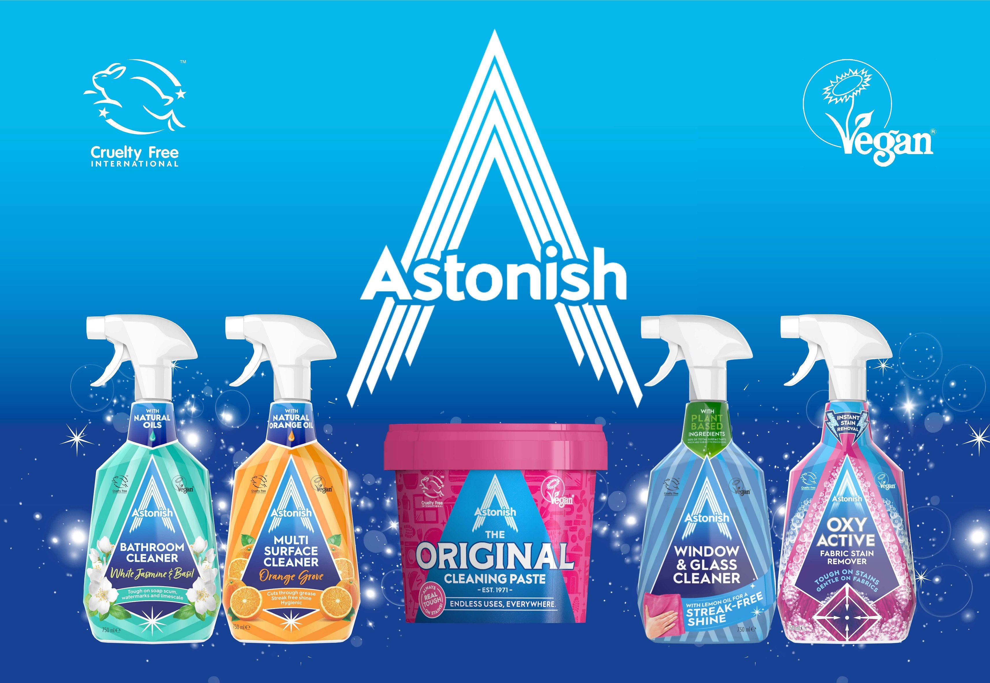 Astonish Čistič na koupelny - bílý jasmín a bazalka 750 ml