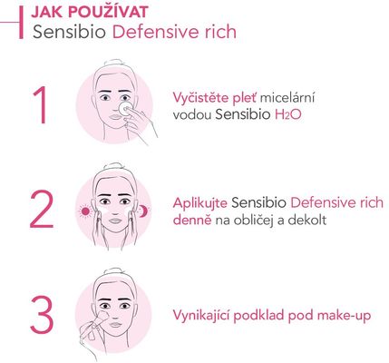 Bioderma Sensibio Defensive rich zklidňující krém s výživnou texturou 40 ml