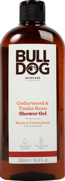 Bulldog cedarwood & tonka bean shower gel 500 ml