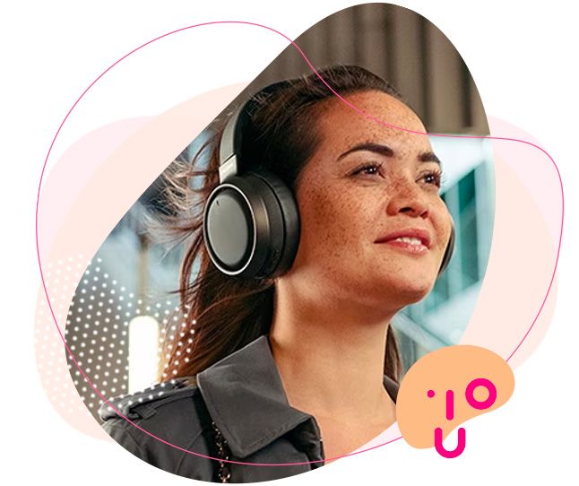 philips, bezdrátová sluchátka, muzika, hudba