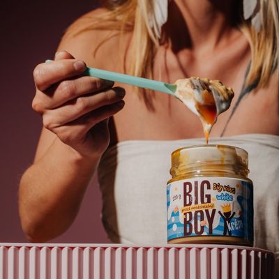 Big Boy Big King White - Krém s lískovými ořechy a mlékem 220 g