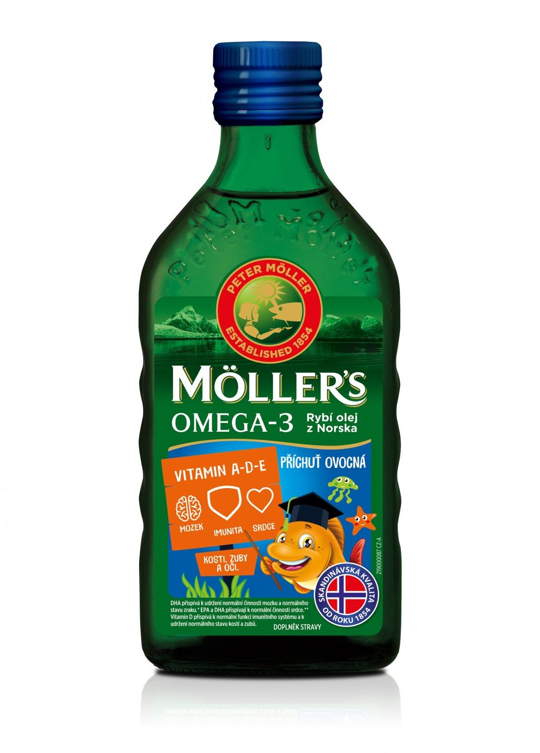 Möllers Omega 3 Ovocná příchuť 250 ml