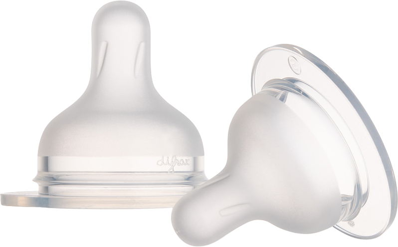 Canpol babies Savička silikonová na lahev S-Shape mini 0m+ 2 ks