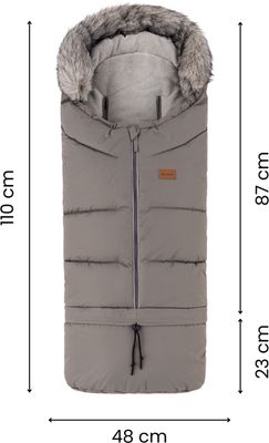 Petite&Mars Fusak 4v1 Arctic Rich Brown 1 ks