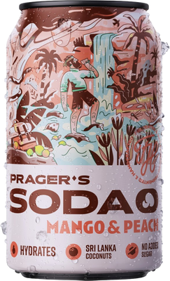 Prager's Soda Mango&Peach 330 ml