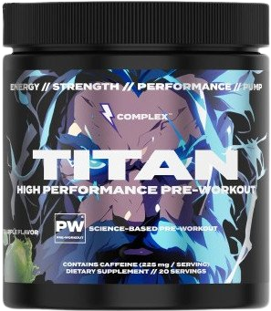 Complex Titan Pre-workout - Green Apple 400 g