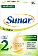 Sunar Sensitive 2 pokračovací kojenecké mléko, 500 g