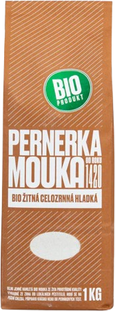 Pernerka Mouka žitná celozrnná hladká BIO 1 kg