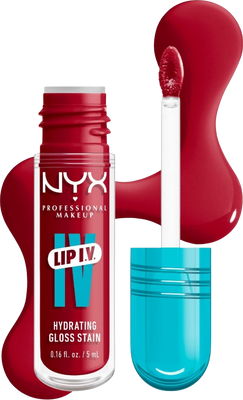 NYX Professional Makeup Lip IV Hydrating Gloss Stain, 11 Redy Set Wet 5 ml