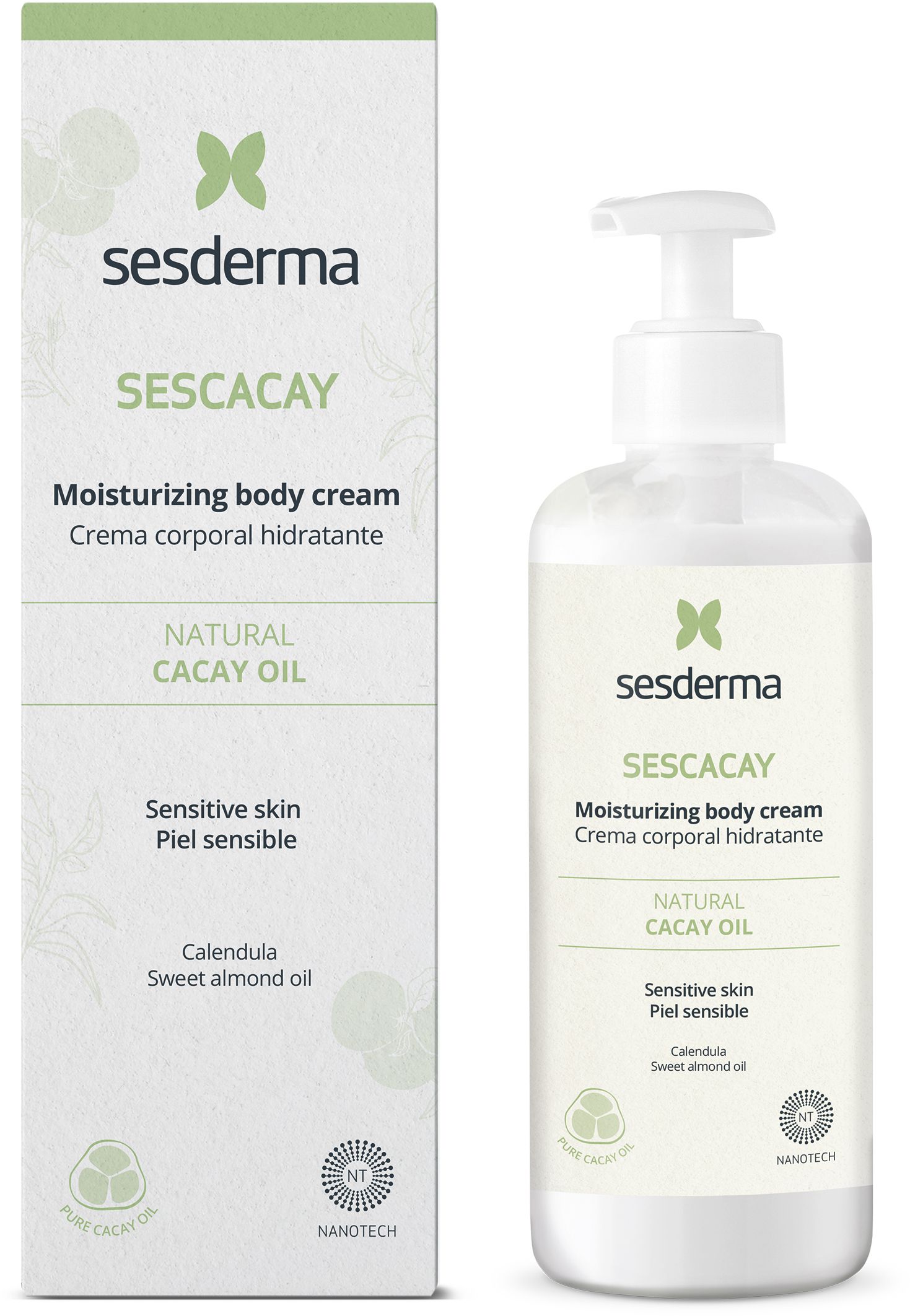 Sesderma SESCACAY Hydratační tělový krém 250 ml