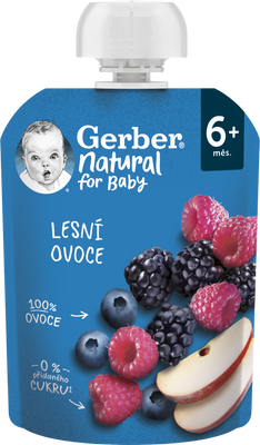 Gerber Natural kapsička lesní ovoce 90 g