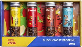 Sens Křupaví & pražení cvrčci - Dárkový set 4 chutí 4 x 20 g