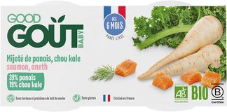 Good Goût BIO Losos s kapustou a pastinákem 2 x 190 g