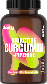Daily Bioactive Curcumin + Piperine 90 kapslí