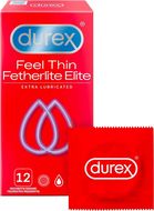 Durex Feel Thin Extra Lubricated Kondomy 12 ks