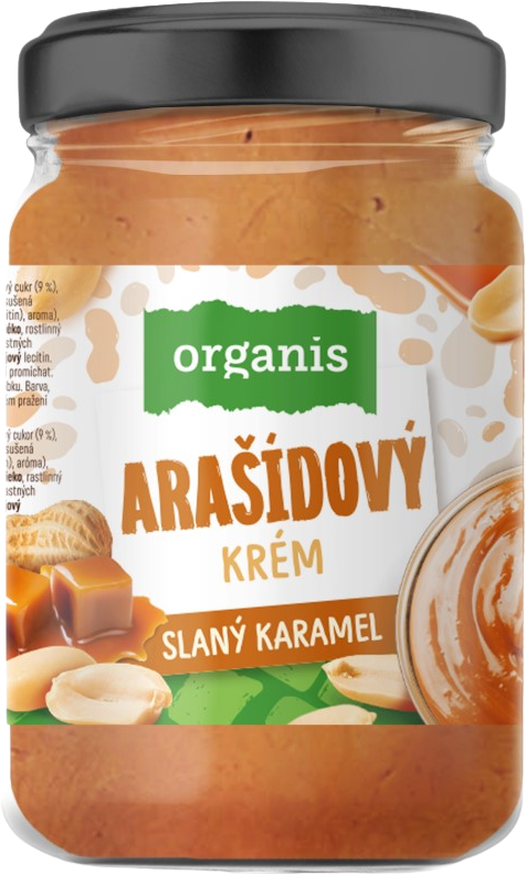 Organis Organis Arašídový krém se slaným karamelem 920 g