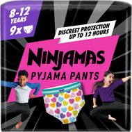 Ninjamas Pyjama Pants Srdíčka 9 ks