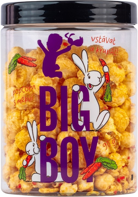 Big Boy Mrkvový popcorn Bob a Bobek 90 g