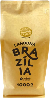 Zlaté Zrnko Zrnková káva Brazílie 1000 g