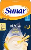Sunar mléčná rýžová kaše na dobrou noc banánová 210 g