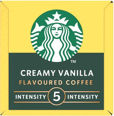 Nestlé Starbucks® by Nespresso® Creamy Vanilla Flavoured Coffee, kávové kapsle 10 ks