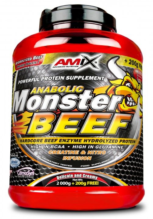 Amix Anabolic Monster BEEF 90% Protein, chocolate, 2200 g