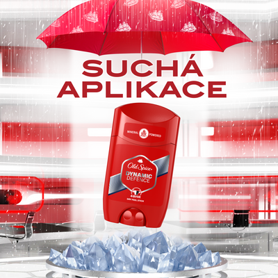 Old Spice Premium Dynamic Defense pro pocit sucha, tuhý deodorant pro muže 65 ml
