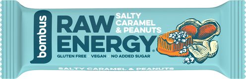 Bombus Raw energy salty caramel & peanuts 50 g