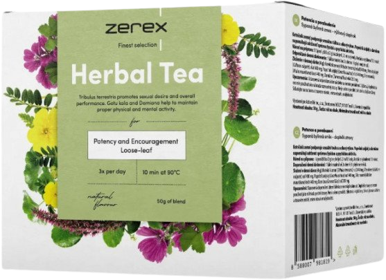 Zerex čaj Potence a povzbuzení bylinná směs sypaná 50 g