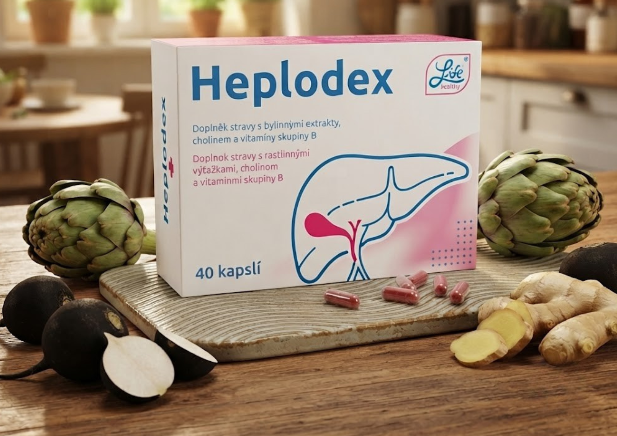Techno Life Heplodex 40 kapslí