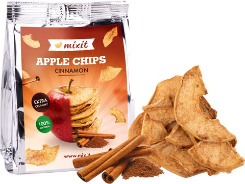 Mixit Jablečné chipsy - Skořice do kapsy 25 g