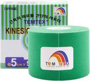 Temtex kinesio tape Classic, zelená tejpovací páska 5cm x 5m