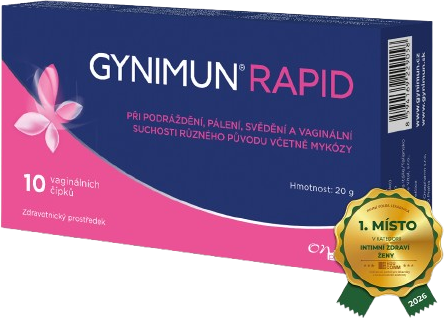 Gynimun Rapid vaginální čípky 10 ks