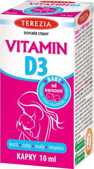 PB Terezia PB VITAMIN D3 BABY od 1.měsíce 400 IU 10ml