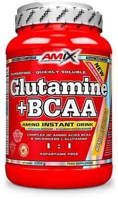 AMIX GLUTAMINE + BCAA POWDER 1000g cola 1000 g