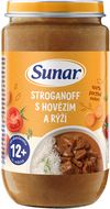 Sunar Příkrm stroganoff s hovězím a rýží 12m+, 235 g