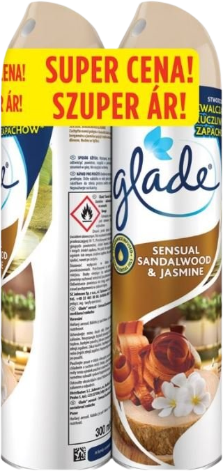 Glade Osvěžovač vzduchu Sandalwood & Jasmine 2 x 300 ml