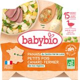 Babybio pastinák s hráškem a farmářskou kachnou 260 g