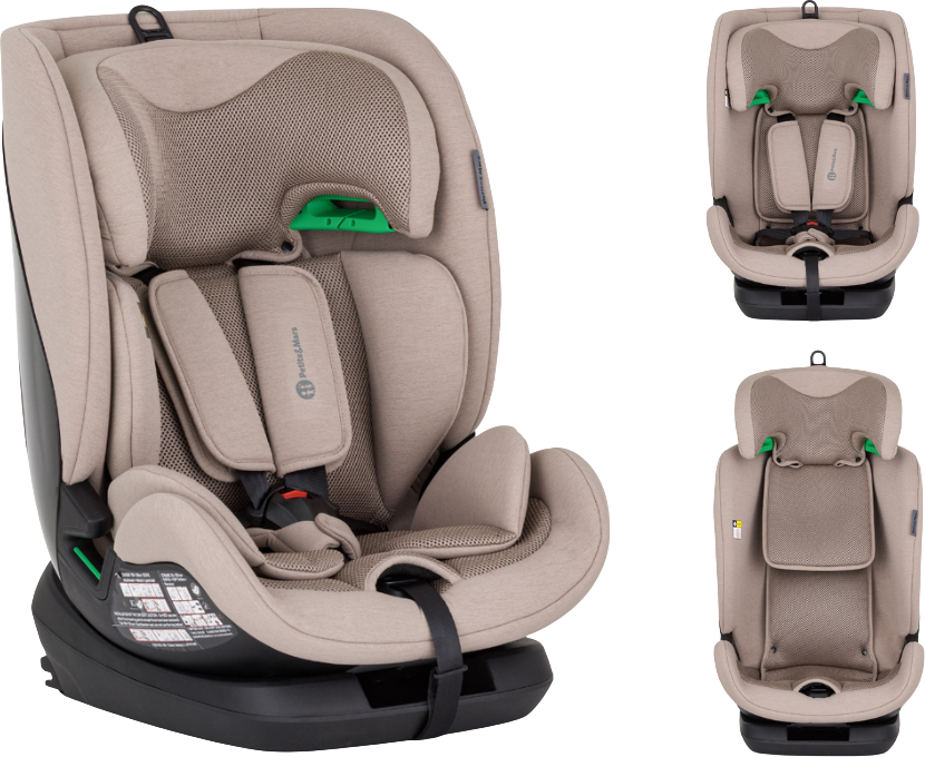 Petite&Mars Autosedačka Prime Pro i-Size Tan Brown Air 76-150 cm (9-36 kg)