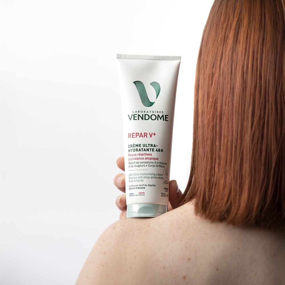 Vendome REPAR V+ Hydratační krém 48h pro atopickou pokožku 250 ml